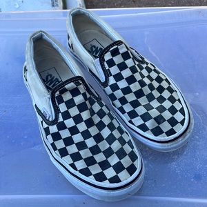 Vans Checkered Slip On Sneakers